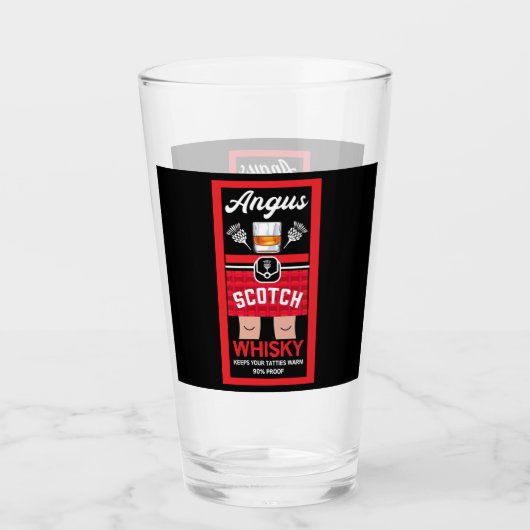 Funny Scotch Whisky Glas (Voorkant)