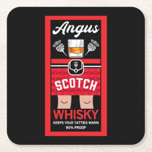 Funny Scotch Whisky Kartonnen Onderzetters
