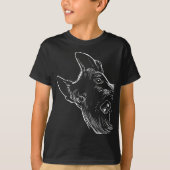 Funny Scottie Dog Scottish Terrier T-shirt (Voorkant)