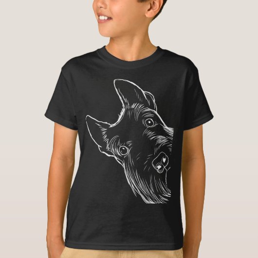 Funny Scottie Dog Scottish Terrier T-shirt (Voorkant)