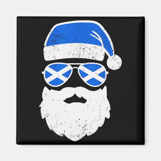 Funny Scottish Christmas Pajama Funny Matching Fam Magneet (Voorkant)