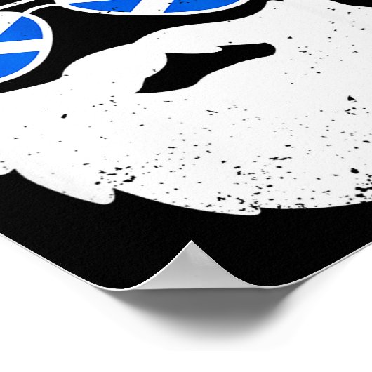 Funny Scottish Christmas Pajama Funny Matching Fam Poster (Hoek)