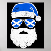Funny Scottish Christmas Pajama Funny Matching Fam Poster (Voorkant)