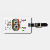 Funny Scottish Haggis Robert Burns Quote Bagagelabel (Voorkant horizontaal)