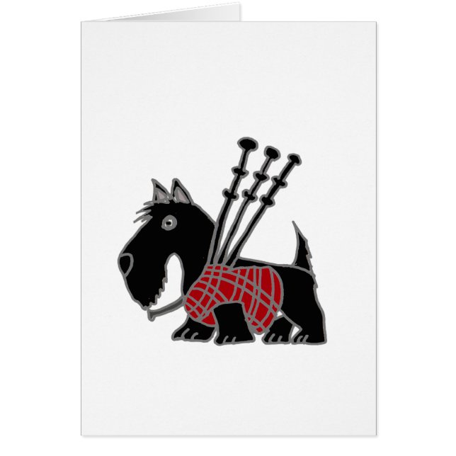 Funny Scottish Terrier puppy dog (Voorkant)