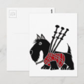 Funny Scottish Terrier puppy dog Briefkaart (Voorkant / Achterkant)