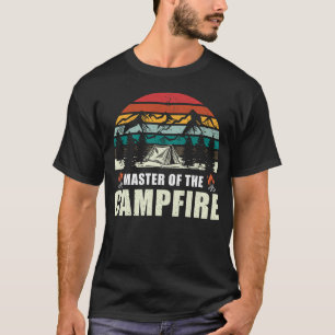 Funny Scout Campfire Fun Camper Boy Natuur T-shirt
