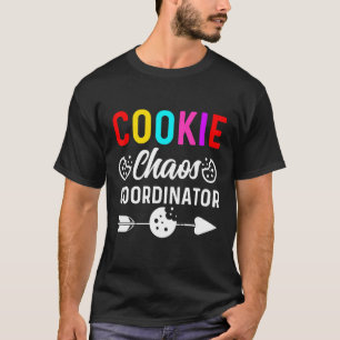 Funny scout voor meisjes Cookie Chaos coördinator T-shirt