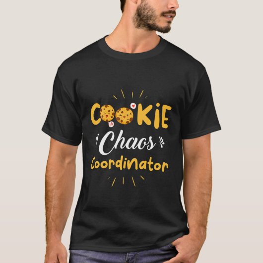 Funny scout voor meisjes Cookie Chaos coördinator T-shirt (Voorkant)
