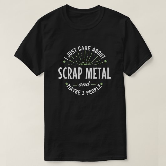 Funny Scrap Metal Shirt for Men Dad Fathers Day Gi (Design voorkant)