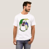 Funny Screaming Citron Cockato T-shirt (Voorkant volledig)