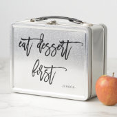 Funny Script | Eat Dessert First (In situ)