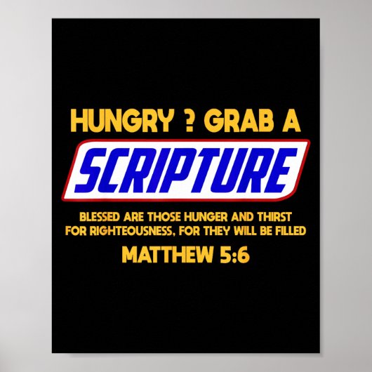 Funny Scripture , Bible Verse, Famous Scriptures,  Poster (Voorkant)