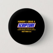 Funny Scripture , Bible Verse, Famous Scriptures,  Ronde Button 5,7 Cm (Voorkant)