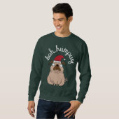 Funny Scrooge Pug Ugly KerstSweater Trui (Voorkant volledig)