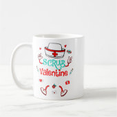 Funny Scrub Valentines Day Nurse Crew Family Group Koffiemok (Links)