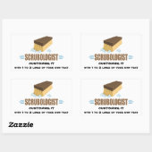 Funny Scruboloog Rechthoekige Sticker (Vel)