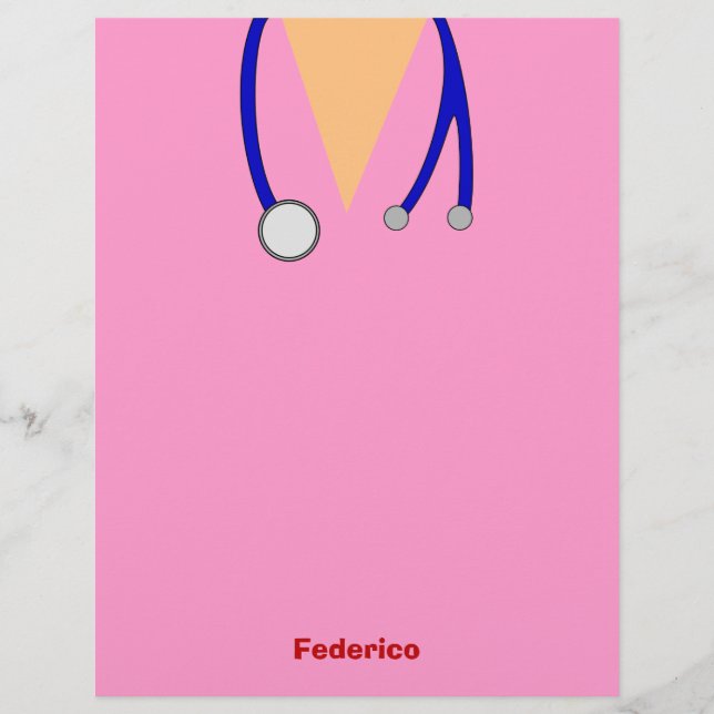 Funny scrubs neigt tot groots ontwerp (Voorkant)