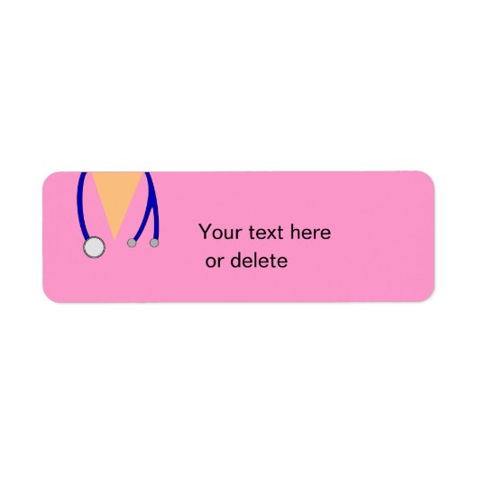 Funny scrubs neigt tot groots ontwerp etiket (Voorkant)