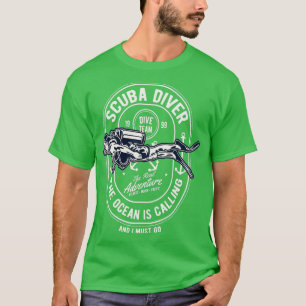 Funny scuba die de humoristische cadeautjes voor d t-shirt