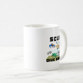 Funny Scuba Dive Buddy Koffiemok (Voorkant rechts)