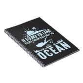 Funny Scuba Diver Gift Swimming Passion Notitieboek (Rechterzijde)