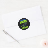 Funny Scuba Diver Joke Ronde Sticker (Envelop)