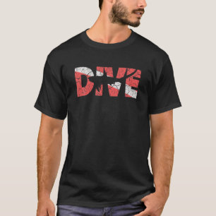 Funny Scuba Diver Thresher Shark Diving  Di T-shirt