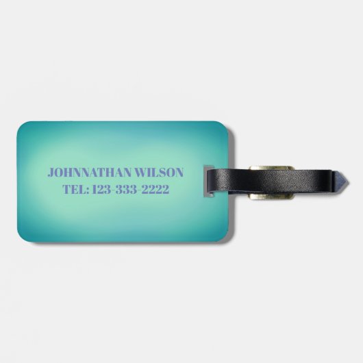 FUNNY SCUBA DIVER UNDERWATER GIRL, DIVERT GIFT BAGAGELABEL (Achterkant horizontaal)