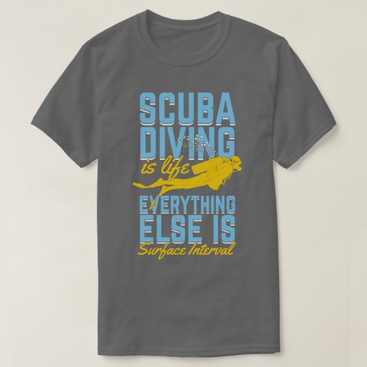 Funny Scuba Diving Diver Instructor Gift T-shirt (Design voorkant)