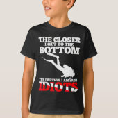 Funny Scuba Diving Flag Dive Quote Scuba Diver Gif T-shirt (Voorkant)