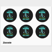 Funny Scuba Diving Gift Dive Biology Future Marine Ronde Sticker (Vel)