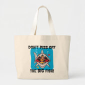 Funny SCUBA Diving Grote Tote Bag (Voorkant)