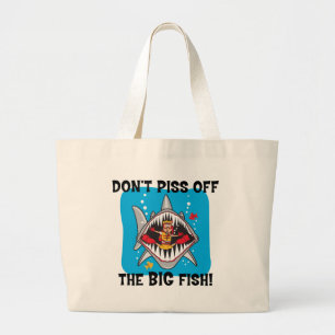 Funny SCUBA Diving Grote Tote Bag