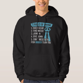 Funny Scuba Diving Mannen Vrouwen Divers Boeddi Hoodie