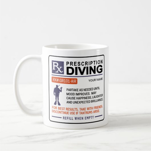 Funny Scuba Diving Mok Prescription Design (Links)