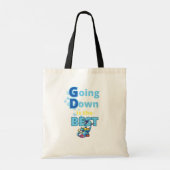 Funny Scuba Diving Tote Bag (Achterkant)