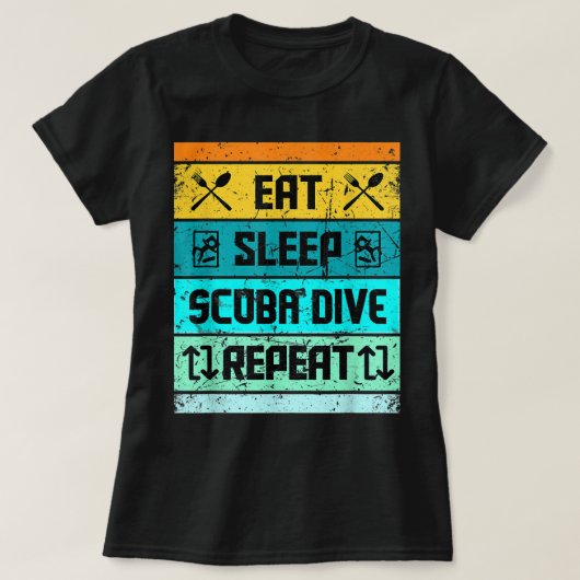 Funny scuba diving ts voor mannen Kinder scuba div T-shirt (Design voorkant)