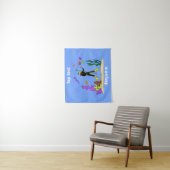 Funny scuba-duiker en cartoon van zee wandkleed (In situ)