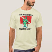 Funny SCUBA Steve T-Shirt (Voorkant)