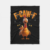 Funny Sder Web Chicken F-caw-f Fleece Deken (Voorkant)