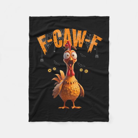 Funny Sder Web Chicken F-caw-f  Fleece Deken (Voorkant)