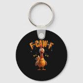 Funny Sder Web Chicken F-caw-f  Sleutelhanger (Voorkant)