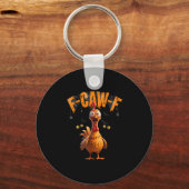 Funny Sder Web Chicken F-caw-f  Sleutelhanger (Voorkant)