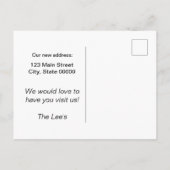 FUNNY Seagull Aankondigingskaart (Achterkant)