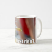 Funny Seagull alsjeblieft, doe het niet Koffiemok (Voorkant rechts)