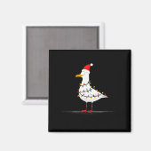 Funny Seagull Christmas Graphics Animal Lights Lov Magneet (Voorkant / Achterkant)