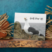 Funny Seagull Custom Fotoplaat (Zijkant)