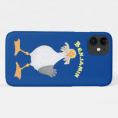 Funny seagull met Franse frieten cartoon Case-Mate iPhone Case (Achterkant (horizontaal))