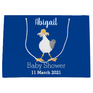 Funny seagull met Franse frieten cartoon Groot Cadeauzakje